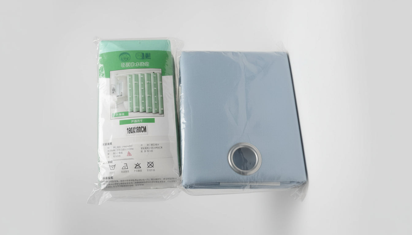 Door curtain, solid color, mix size, close-up fabric