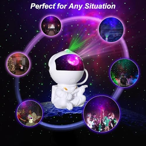 Mini Premium Astronaut Galaxy Projector Night Light With Remote Control