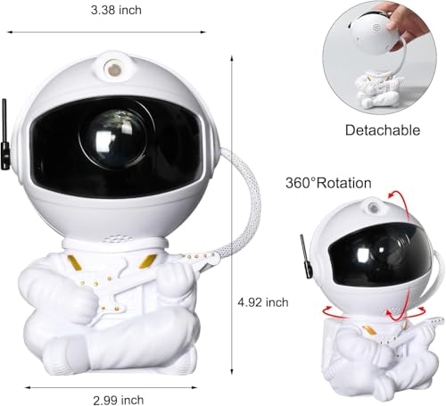 Mini Premium Astronaut Galaxy Projector Night Light With Remote Control